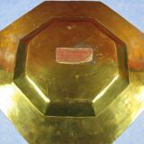 Copper dinanderie artisan platter