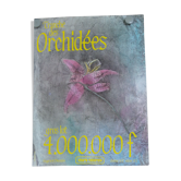 Original National Lottery Orchid Slice Poster 1984