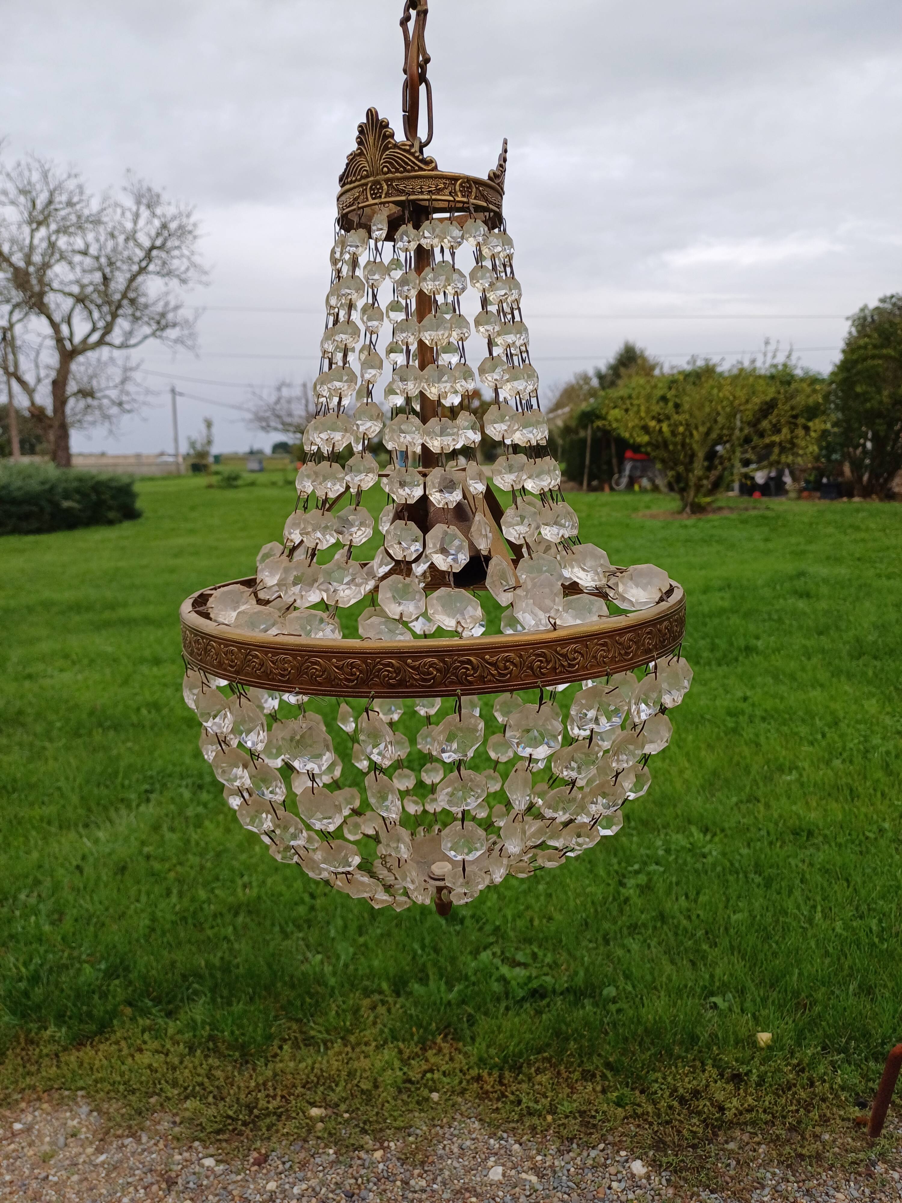 Hot Air Balloon Chandelier with Tassels