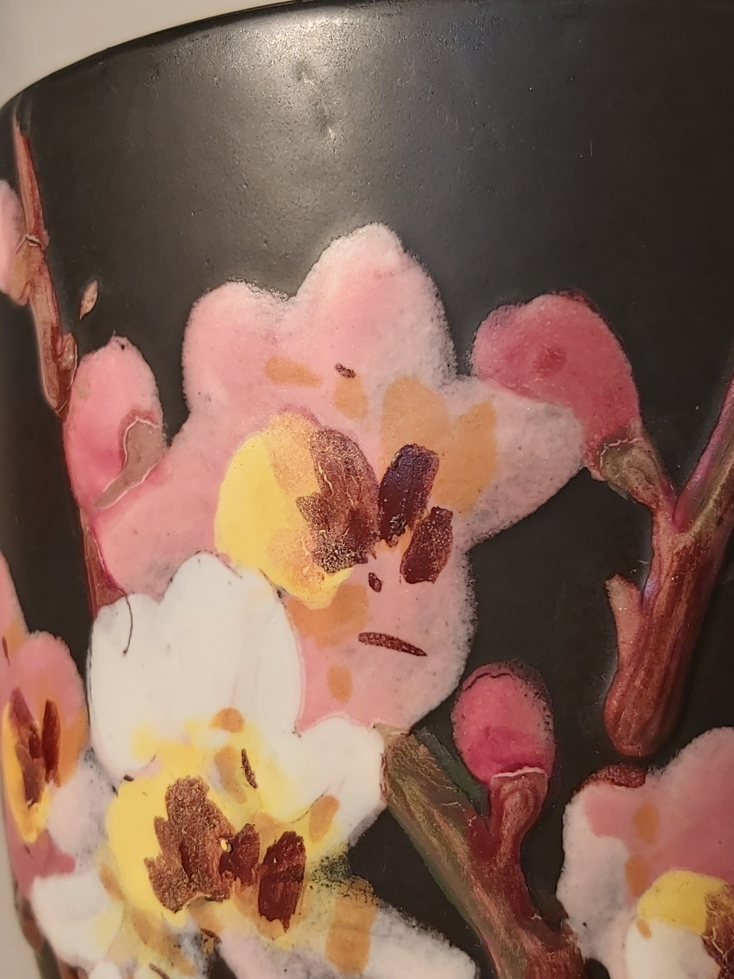 Ceramic vase by Giraud Vallauris 60s
