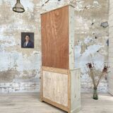 Furniture two body showcase, around 1900.