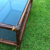 Rattan coffee table