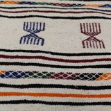Handmade rug with Berber patterns