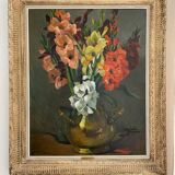 Wooden table signed gold medal