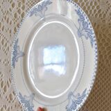 Large 19th century iron earth plates Creil & Montereau "Windsor"