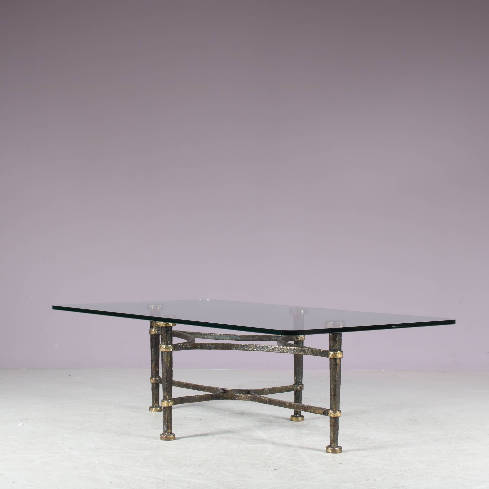 1990s Brutalist style coffee table from Italy
