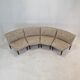 Mid-century round bench in teak Denmark 1960s