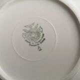 6 Villeroy & Boch deposed hollow plates in ceramics gold decoration