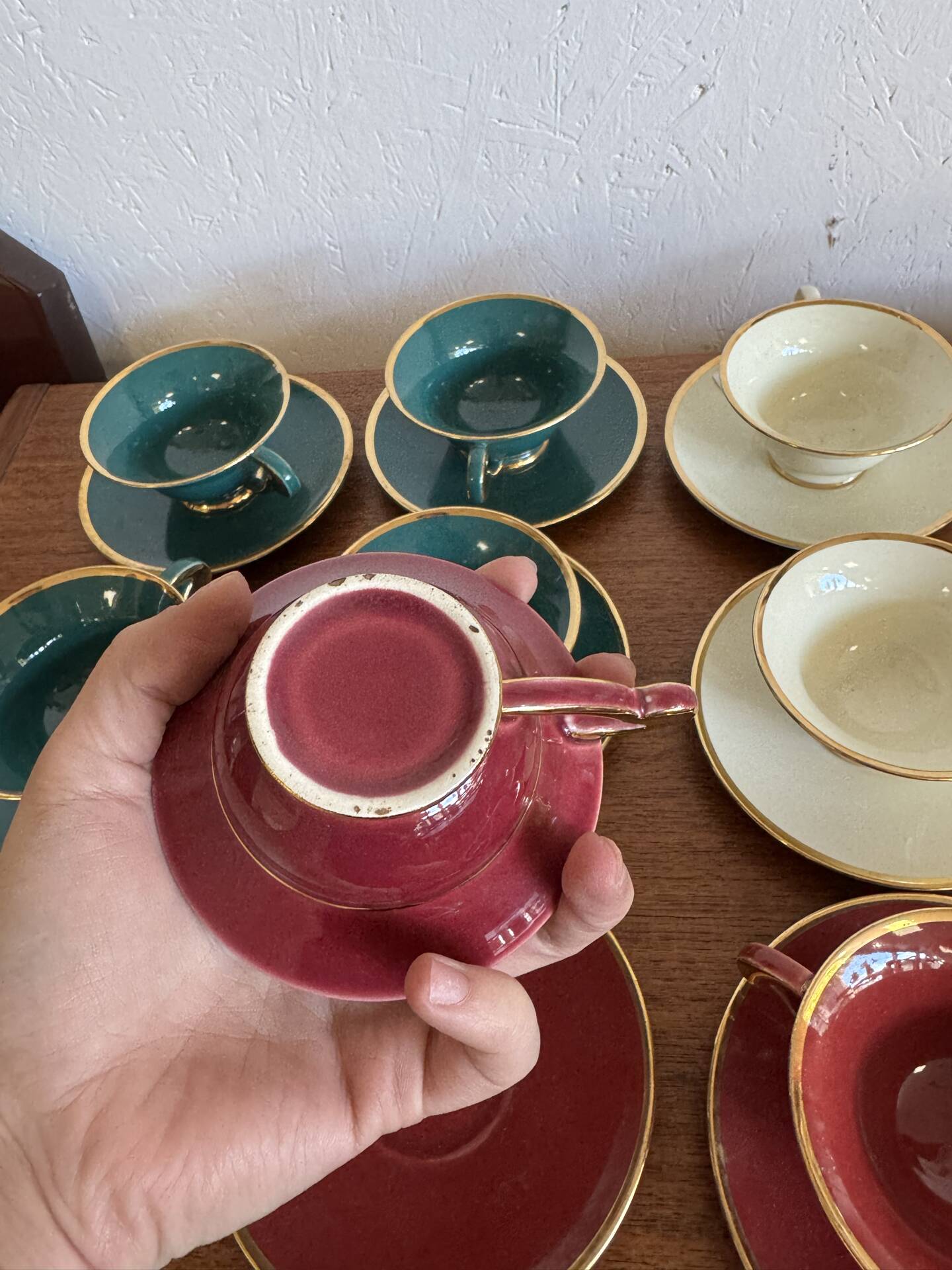 Tasses à café année 50