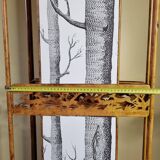 Old restyled metal screen, 3 shutters, 170 cm