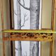 Old restyled metal screen, 3 shutters, 170 cm