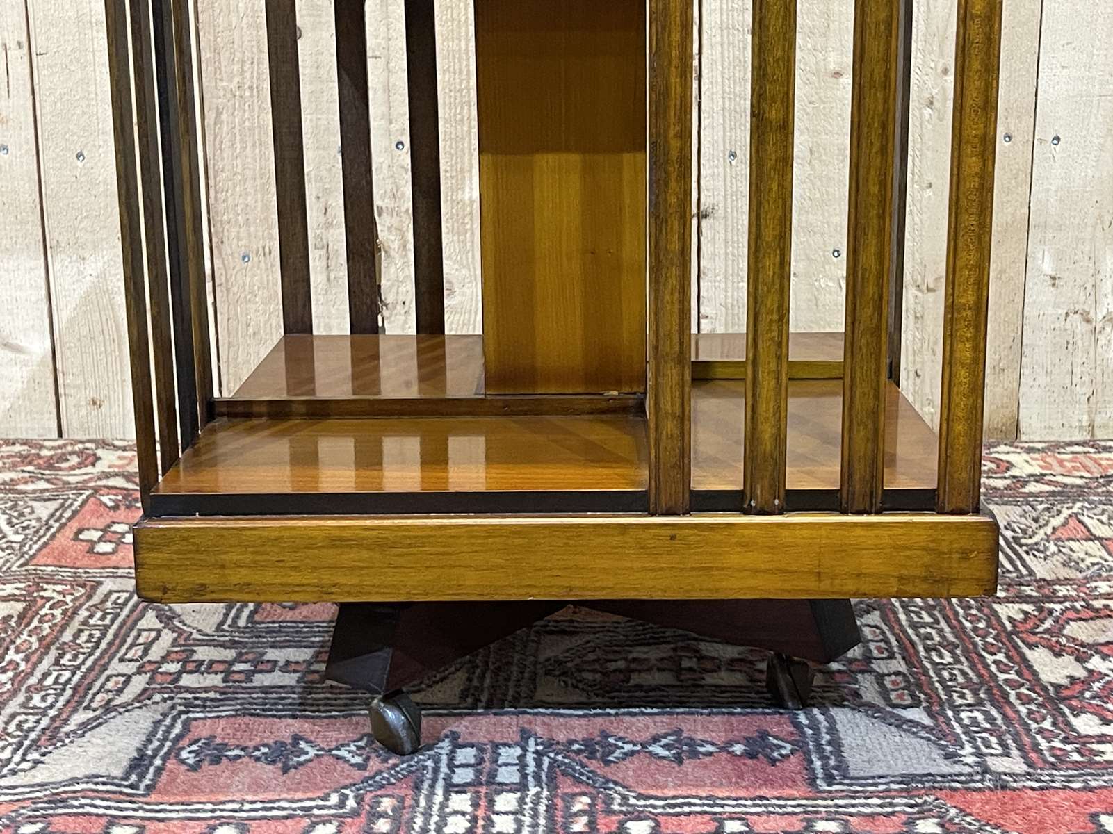 English yew revolving library from the 1950s