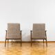 Paire de fauteuils du milieu du siècle, années 1960