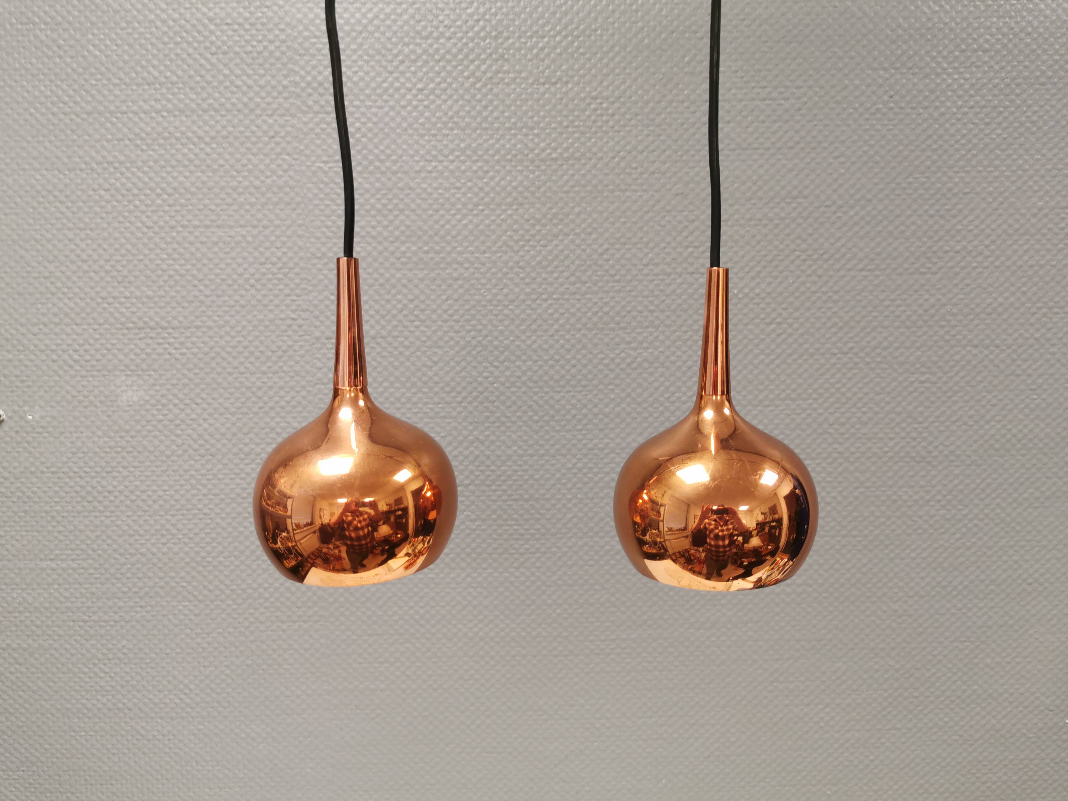 Paire de suspensions par Hans Agne Jakobsson, années 1970