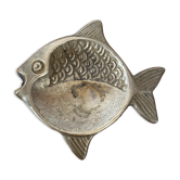 Vide-poche ou cendrier vintage poisson en laiton
