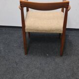 Vintage teak Danish design arm chair attributed to Bramin