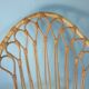 Fauteuil rotin coquille