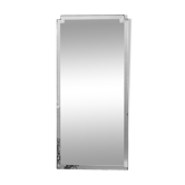 Grand miroir biseauté ancien 68x150cm