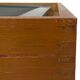 Vintage daybed 1960s minimalist design with drawer in wood