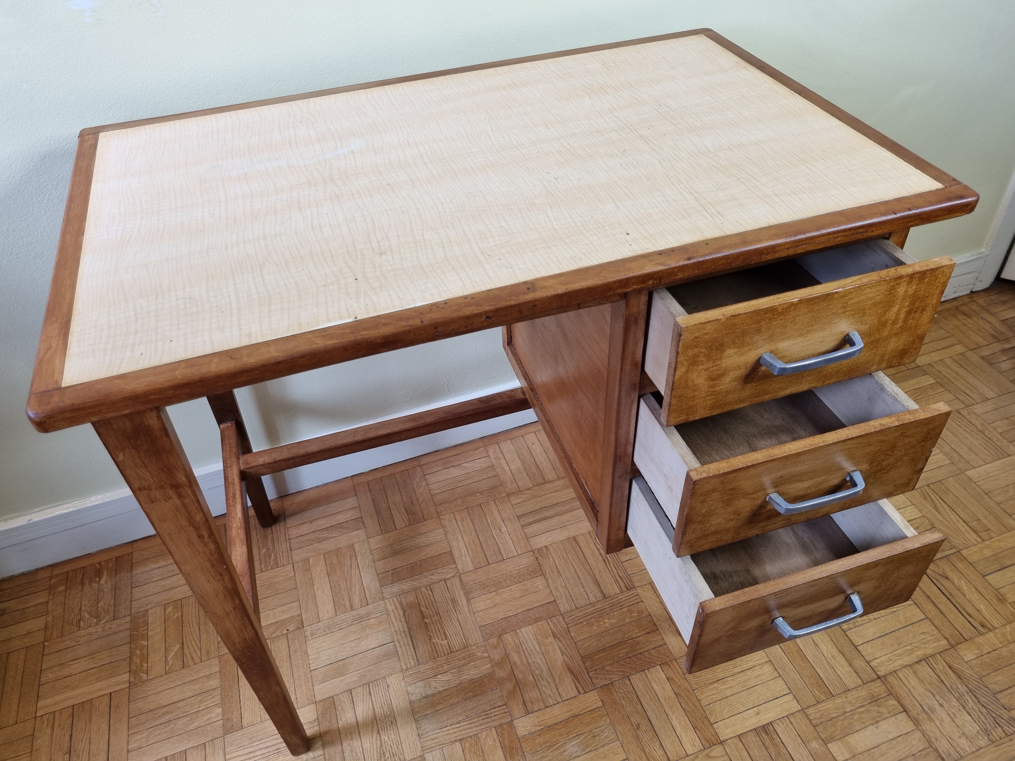 Baumann chair set and desk 50s-60s