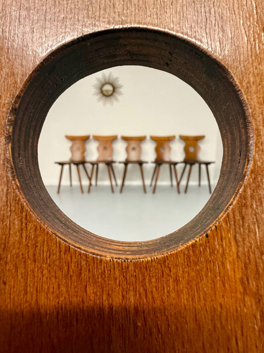 6 vintage 60s bistro-look dining chairs