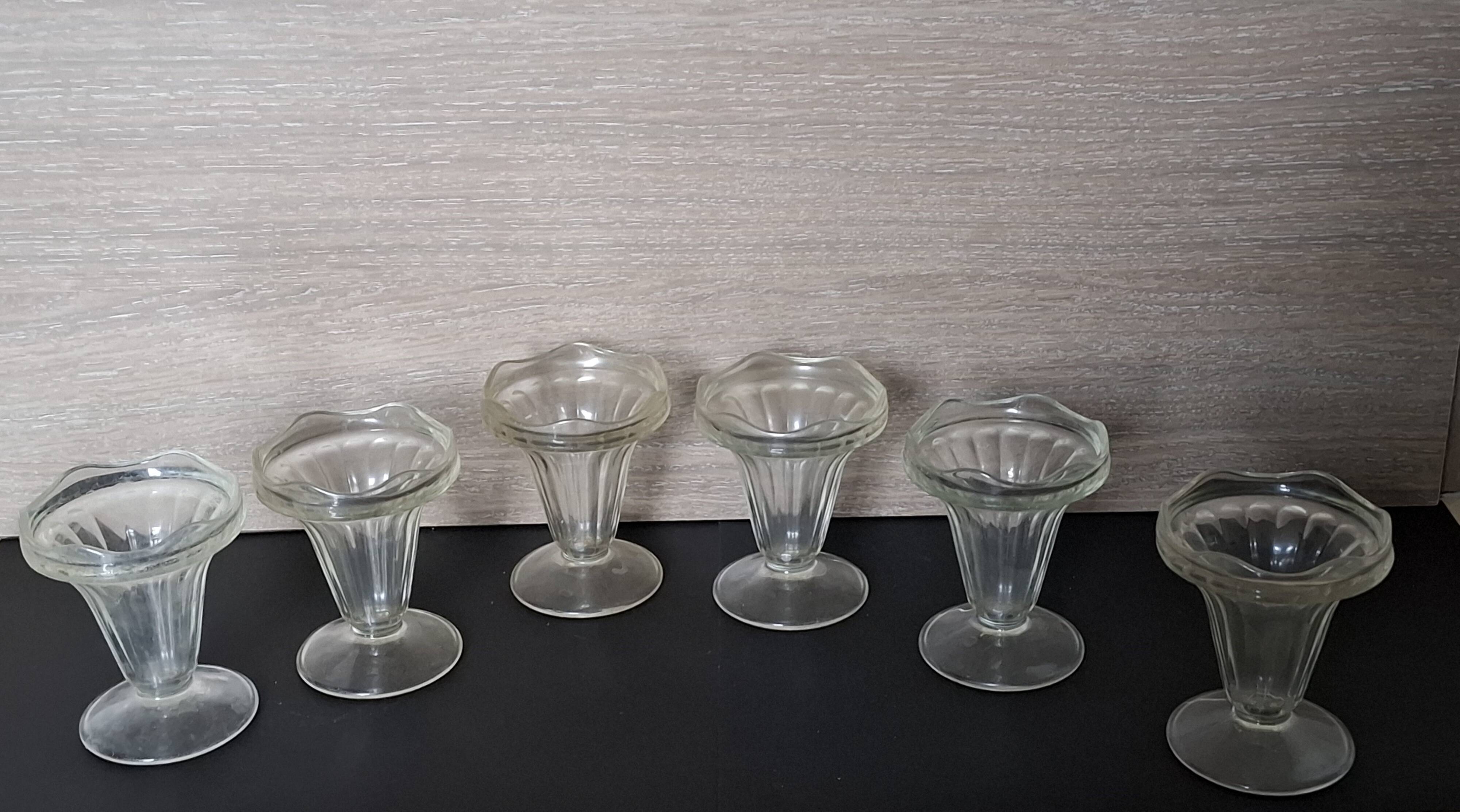 ice cream sundae - 6 pieces, 1980s