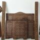 Antique Art Deco Bed Middle Eastern Damascene Inlaid Mother of Pearl Mosaic