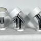 Stilnovo Milano, set of five orientable wall lights from 50s