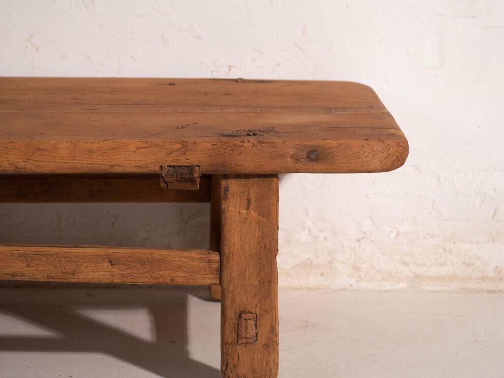 Antique pine coffee table – China, circa 1890