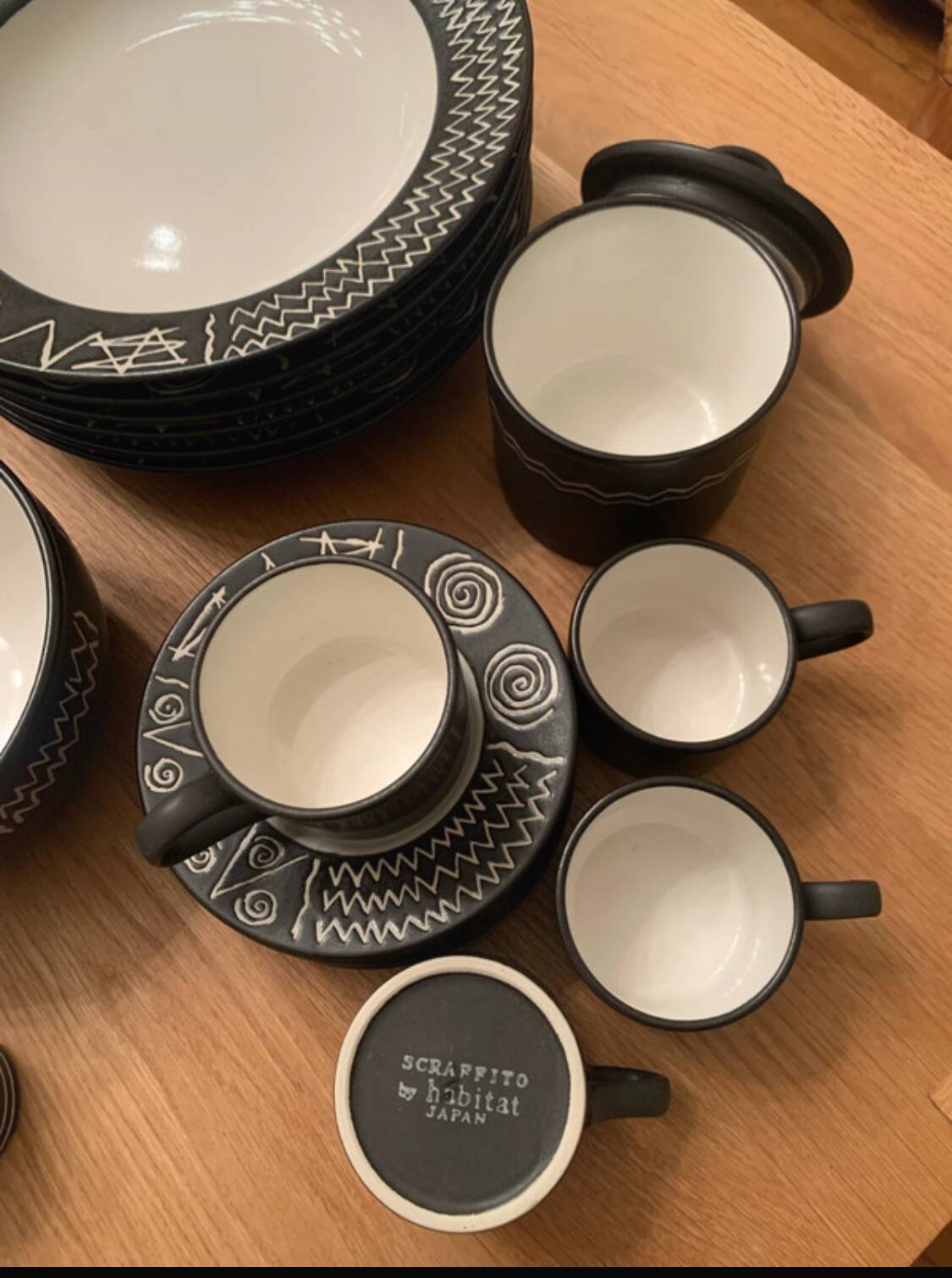 Habitat Scraffito Tableware