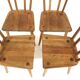 Set of 4 Scandinavian "Sportstugemöbler" chairs, Göran Malmvall, Sweden, 1950