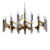 Suspension vintage Gaetano Sciolari modèle Chevron