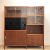 1970s teak bookcase