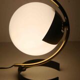 Lamp or wall lamp metal and opaline design 50's years