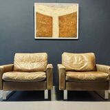 COR Leather Sofa Set (one sofa, two armchairs, one coffee table)