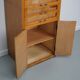 Commode de mercerie vintage en hêtre italien, années 1950