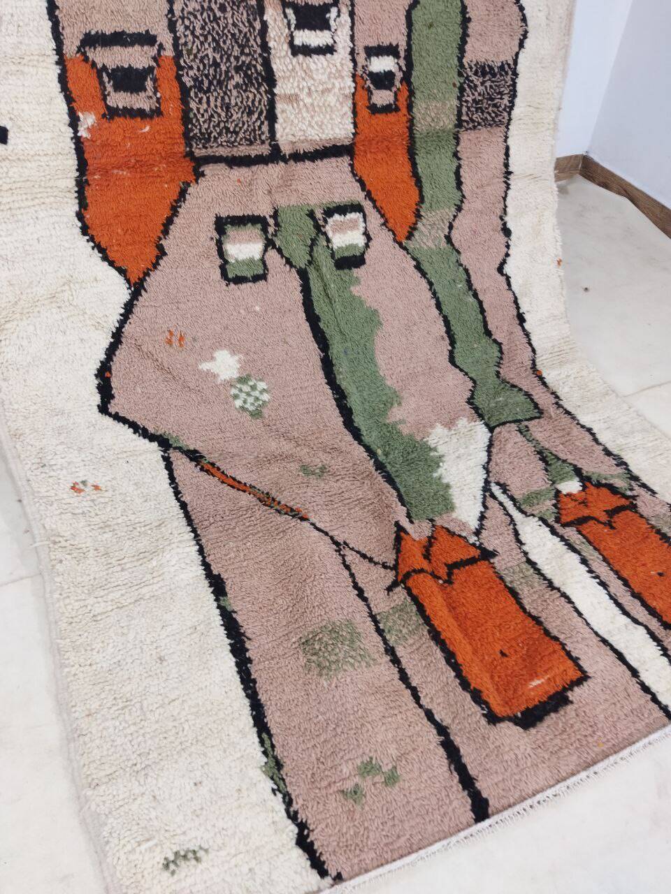 Handmade Moroccan Berber rug 280 x 150 cm