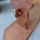 Wooden farm bench
