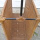 Door magazines in wicker and metal, vintage 60s - 70s