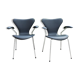 Paire de chaises série 7 Arne Jacobsen