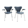 Paire de chaises série 7 Arne Jacobsen