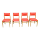 Ensemble de 4 chaises vintage