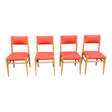 Ensemble de 4 chaises vintage
