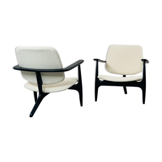 Paire de fauteuils modèle S3 d'Alfred Hendricks édités par Belfrom 1958