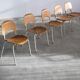 Vintage chairs | dining chairs | stackable chairs | 5 piece