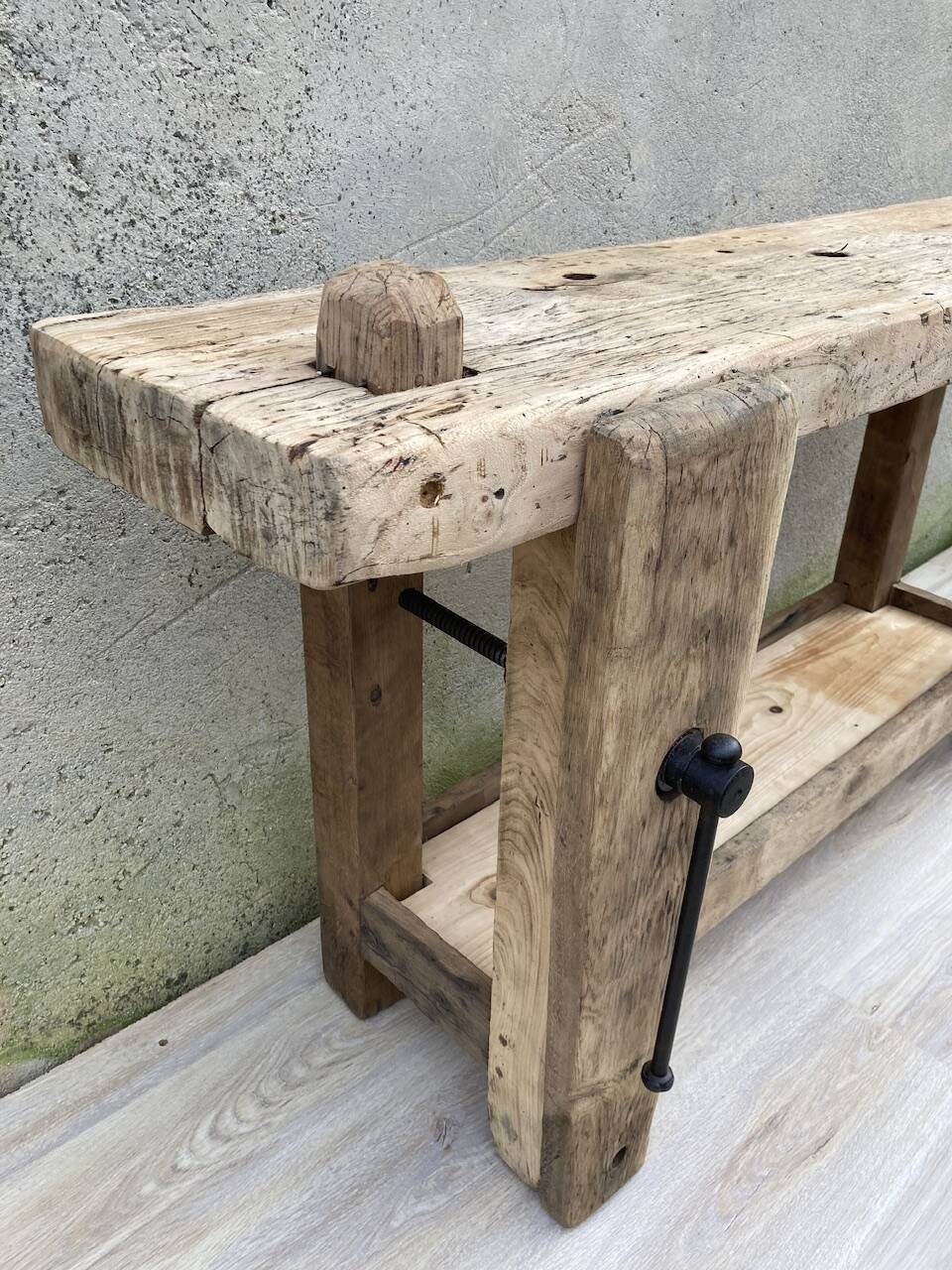 Old small carpenter's workbench