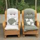 2 rattan and woven wicker armchairs in vintage 70s style