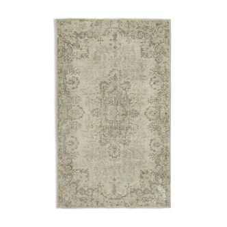 Tapis beige turc contemporain noué à la main 173 cm x 284 cm - 36638