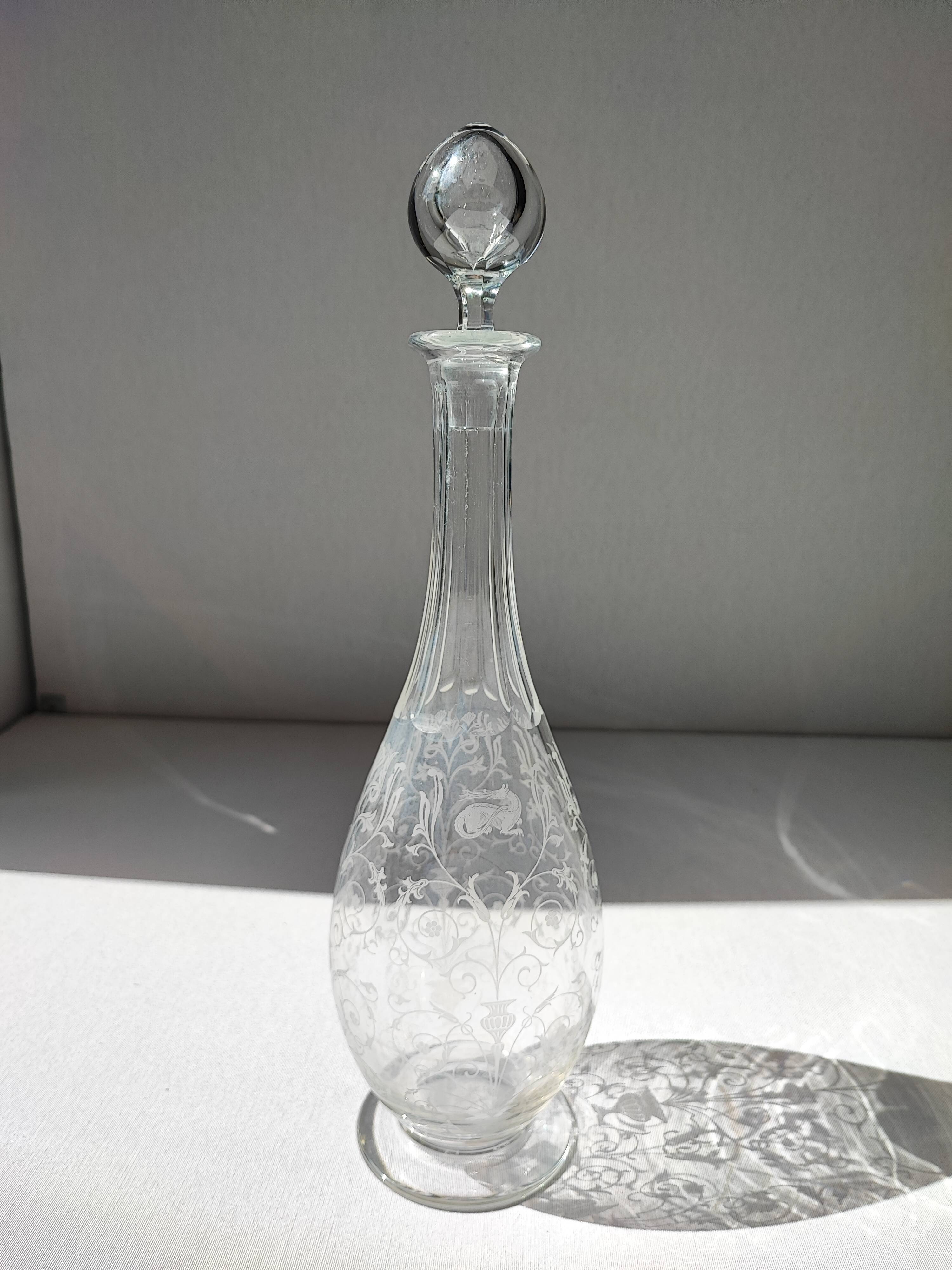 Baccarat crystal carafe