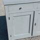 Parisian sideboard in oak and walnut 2 doors 2 drawers from the 20s